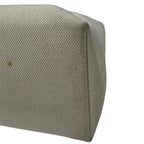 Celine Tote Canvas Horizontal Cover White Brown Large — view 6