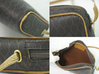 Dior Honeycomb Pattern Shoulder Bag Pochette Black — view 8