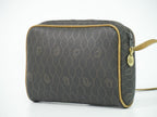 Dior Honeycomb Pattern Shoulder Bag Pochette Black — view 2