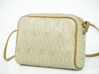 Dior Honeycomb Pattern Shoulder Bag Pochette Beige — view 2