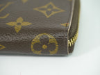 Louis Vuitton LV Portefeuille Clemence Flower Charm Monogram Wallet Brown — view 7