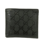 Gucci GG Supreme Wallet Bifold Leather All Over Pattern Black