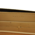 Celine C Macadam Wallet Zip Around Coin Purse Suede Brown — view 3