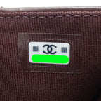 Chanel Wallet Quilted Trifold Caviar Leather Black Gold Mini Small — view 6