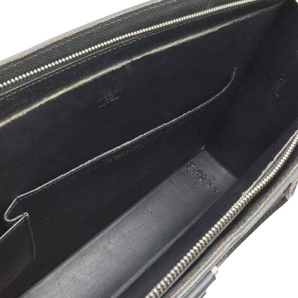Louis Vuitton Taiga Porte Documents Rosin Business Bag Ardoise Black — view 6