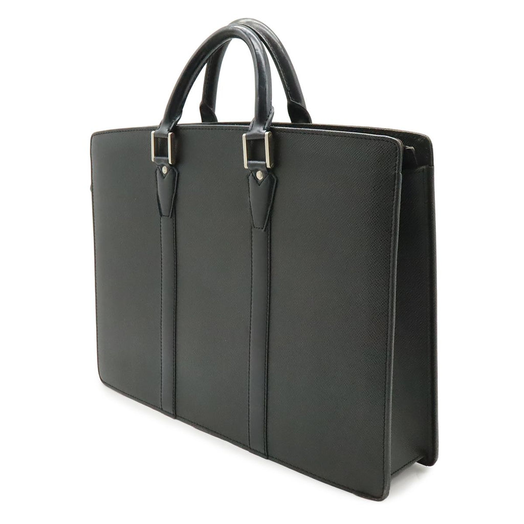 Louis Vuitton Taiga Porte Documents Rosin Business Bag Ardoise Black — view 2