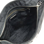 Prada Skull Shoulder Bag Crossbody Motif Studs Nylon Nero Black Domestic — view 7