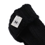 Hermes Lionel Clou de Selle Series Gloves Cashmere Deerskin Leather Black Silver — view 3