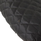 Chanel Cococabas CC Logo Shoulder Bag Chain Leather Black Silver — view 9