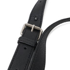 Saint Laurent Paris YSL Shoulder Bag Crossbody Leather Black Silver — view 5