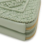 Prada Crochet Mini Contenitori Mini Pouch Clutch 3way Chain Shoulder Bag Raffia — view 3