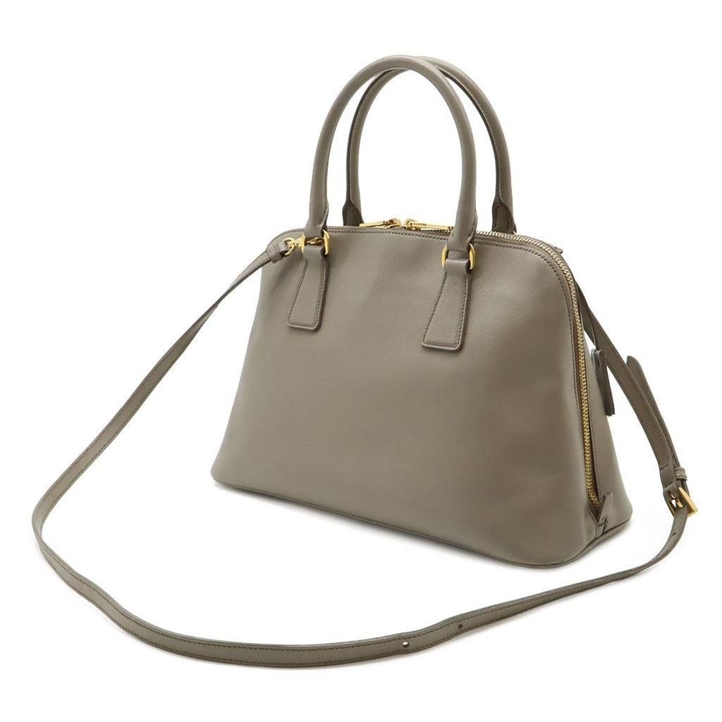 Prada Triangle Logo Dome Shoulder Bag — view 2