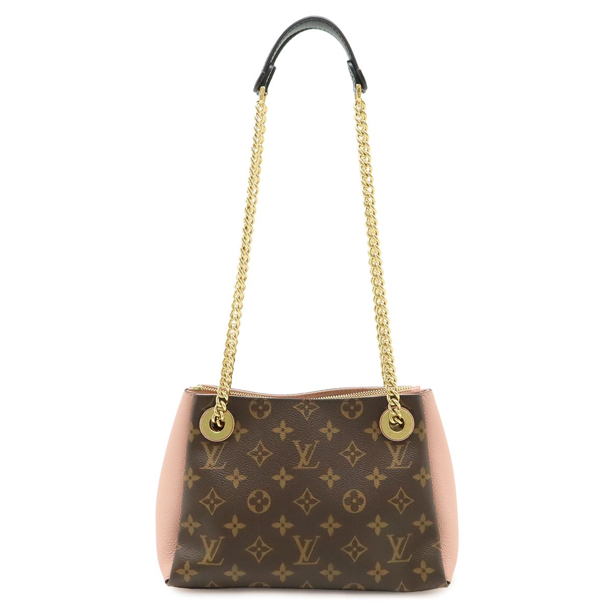 Louis Vuitton Monogram Calf BB Shoulder Bag Rose Valley Pink Zipper Slider