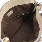 Louis Vuitton Mahina Babylon PM Shoulder Bag 2-Way Leather Gale Sand Beige — view 5