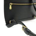 Louis Vuitton Epi Mabillon Backpack Shoulder Bag Leather Noir Black — view 8