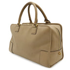 Loewe Amazona 36 Anagram Mini Boston Bag Leather Beige Gold — view 2