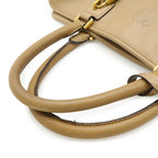 Loewe Amazona 36 Anagram Mini Boston Bag Leather Beige Gold — view 4