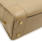 Loewe Amazona 36 Anagram Mini Boston Bag Leather Beige Gold — view 3