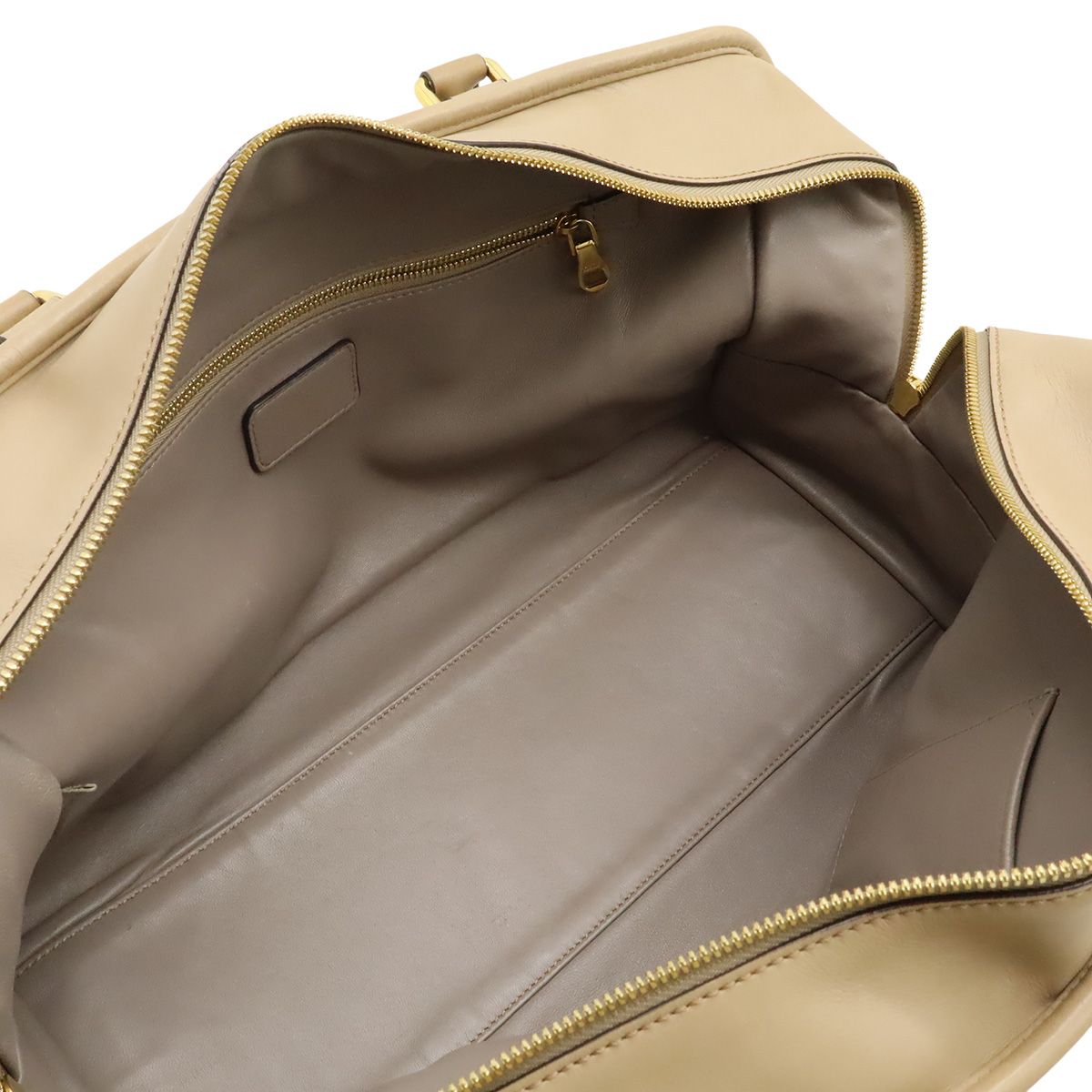 Loewe Amazona 36 Anagram Mini Boston Bag Leather Beige Gold — view 6