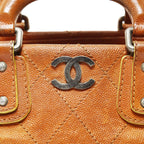 Chanel Handbag Caviar Leather Wild Stitch — view 8