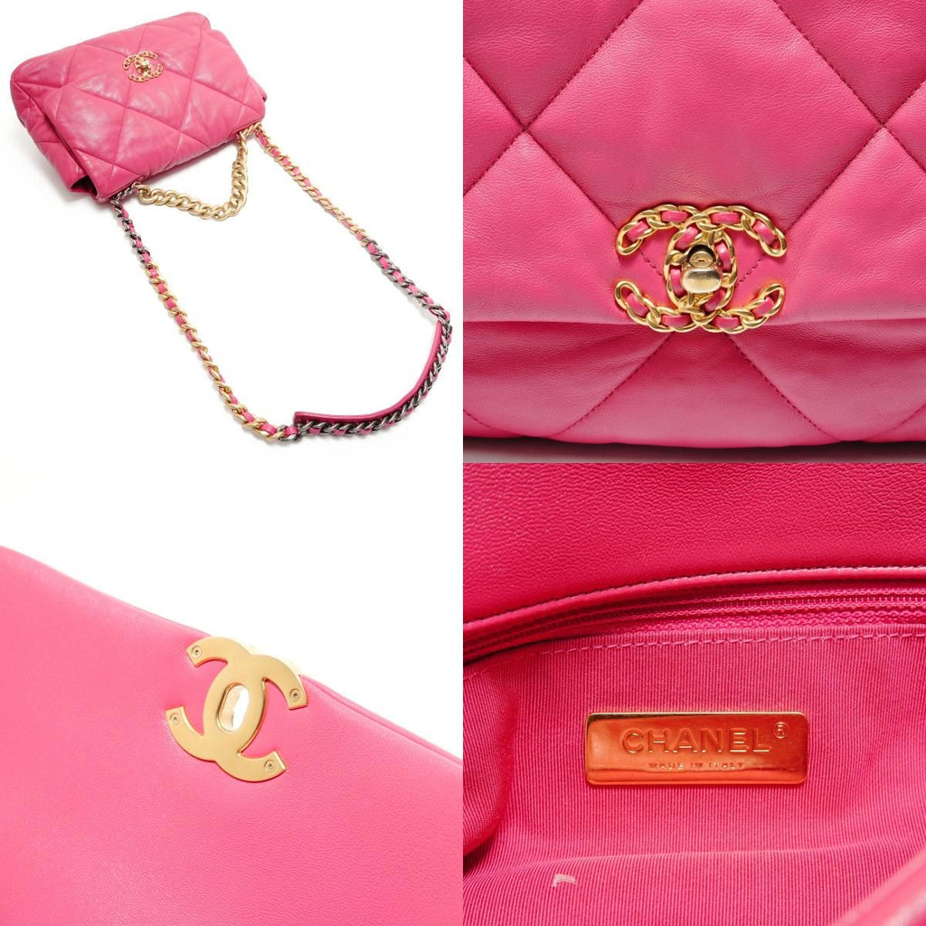 Chanel Shoulder Bag Lambskin 19 Chain — view 8