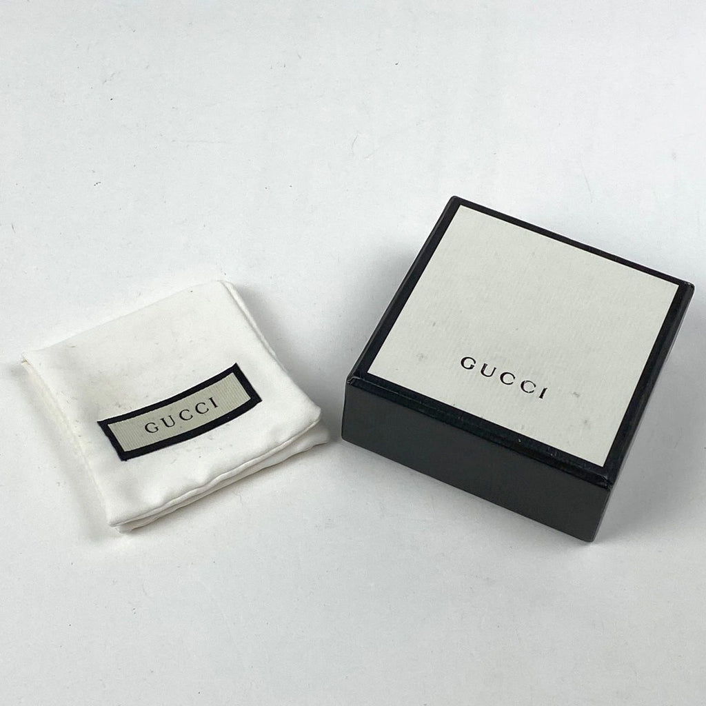Gucci Interlocking Ring 925 Sterling Silver