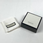 Gucci Interlocking Ring 925 Sterling Silver