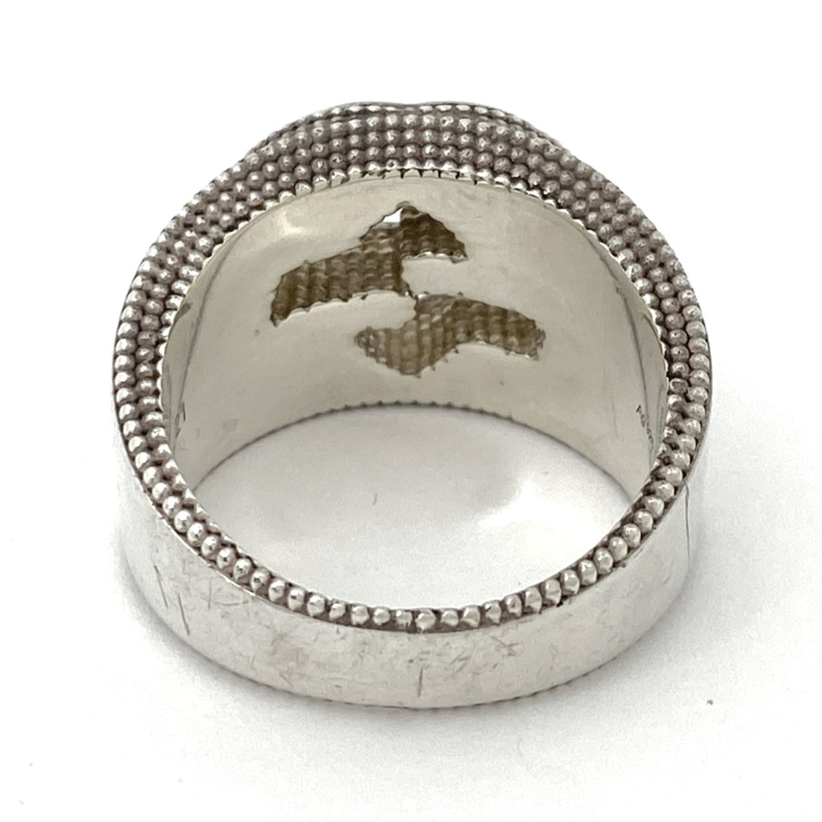 Gucci Interlocking Ring 925 Sterling Silver