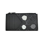 Louis Vuitton Fragment Case Monogram Eclipse LV Yk Yayoi Kusama Black Coin Card