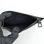 Louis Vuitton Fragment Case Monogram Eclipse LV Yk Yayoi Kusama Black Coin Card — view 6