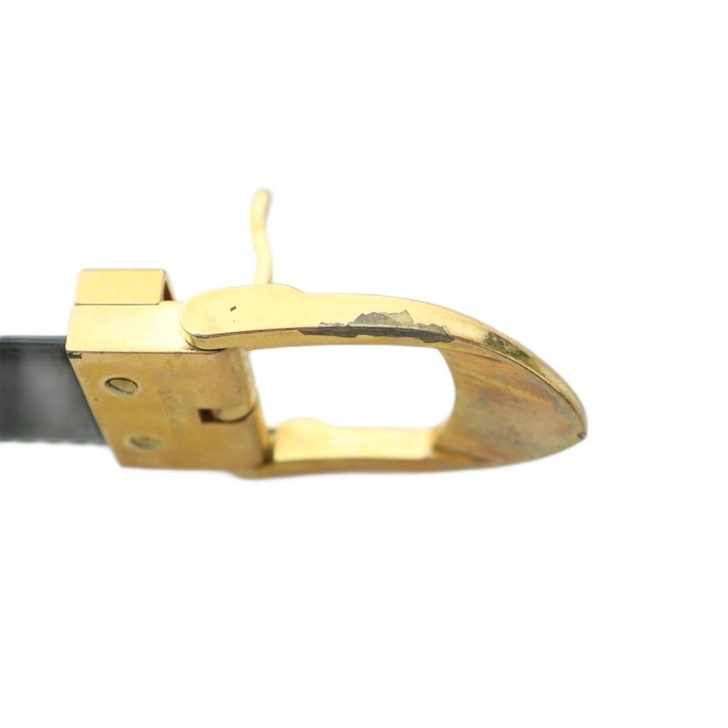 Louis Vuitton Belt Epi Leather Buckle 110 44 Black — view 8