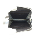 Dior Wallet Coin Purse Zip Around Trotter Pattern Leather Brown — view 5