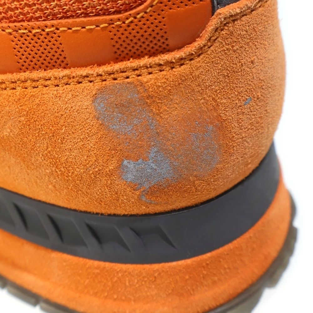 Louis Vuitton Run Away Pulse Line Monogram Sneakers White Orange — view 6