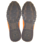Louis Vuitton Run Away Pulse Line Monogram Sneakers White Orange — view 5