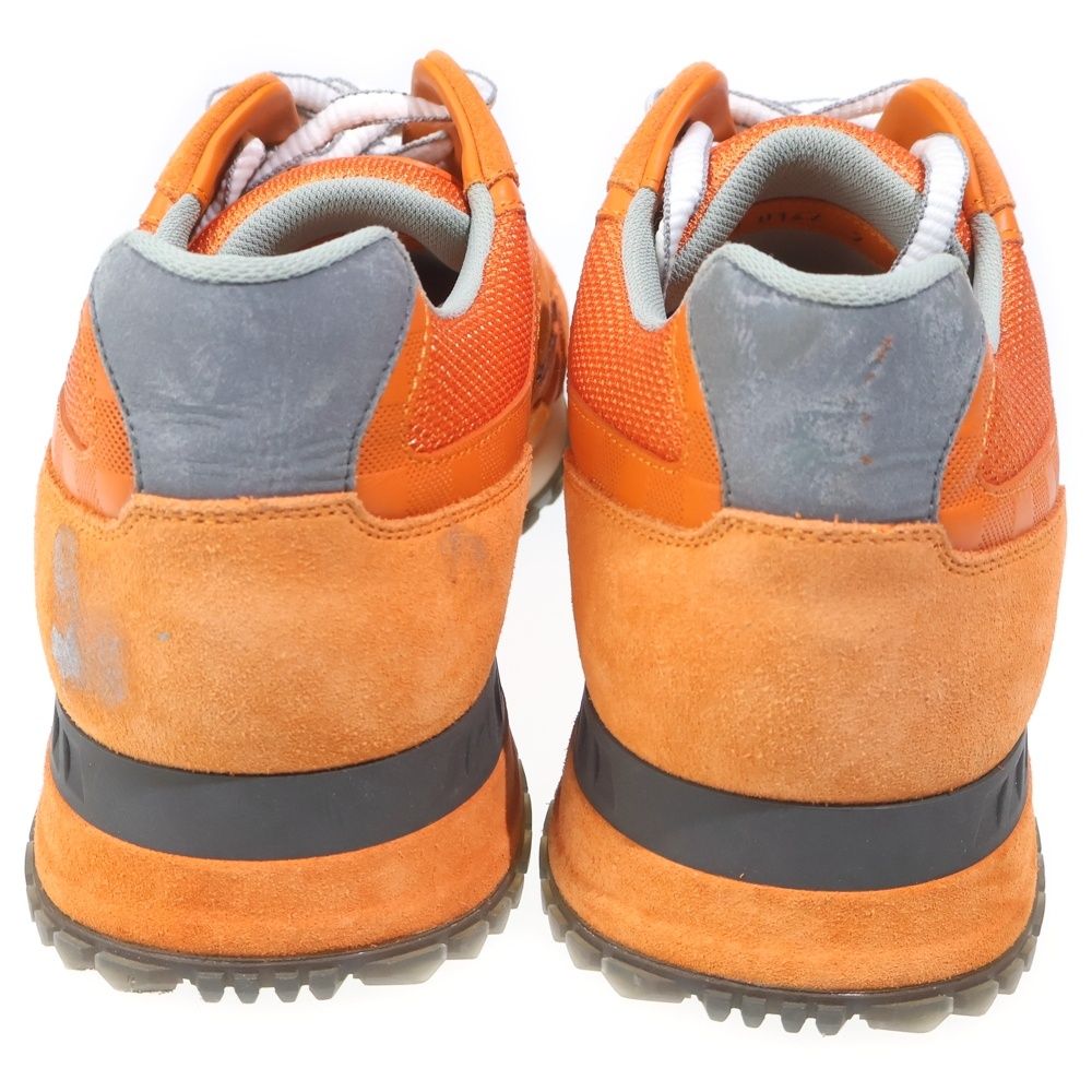 Louis Vuitton Run Away Pulse Line Monogram Sneakers White Orange — view 3