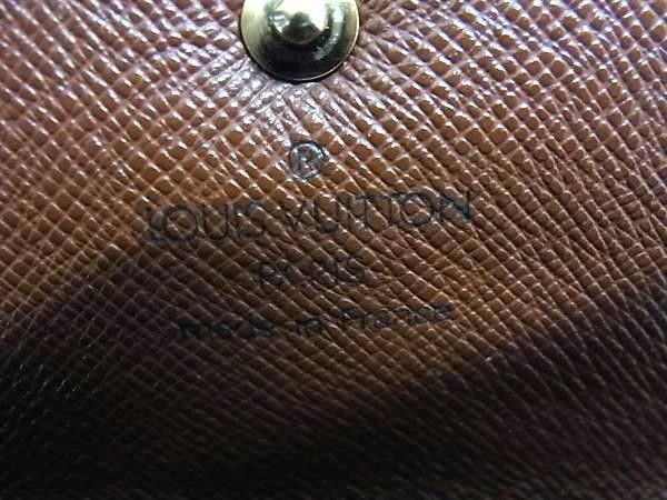 Louis Vuitton Wallet Pochette Porto Monet Cles Brown Monogram Bifold — view 6