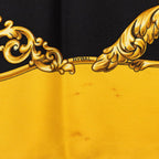 Hermes Carre 90 Carrosses D'or Gold Carriage Scarf Yellow Multicolor Silk — view 6