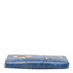 Louis Vuitton Epi Zippy Wallet Summer Star Blue Leather — view 5