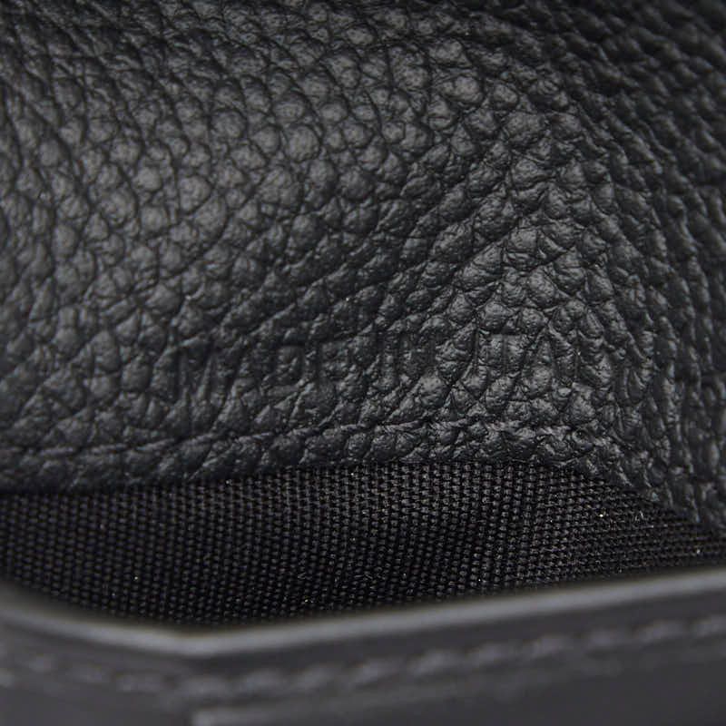Dior Logo Bifold Wallet Black Leather — view 8