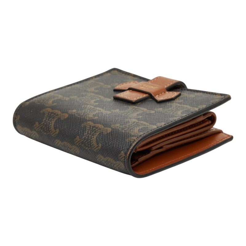 Celine Macadam Bifold Wallet Brown — view 4