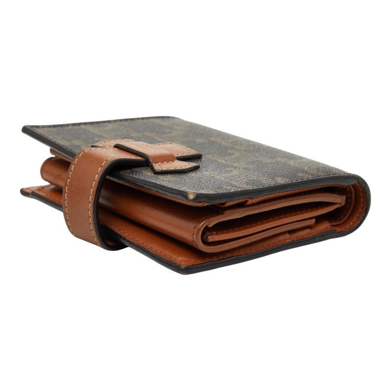 Celine Macadam Bifold Wallet Brown — view 5