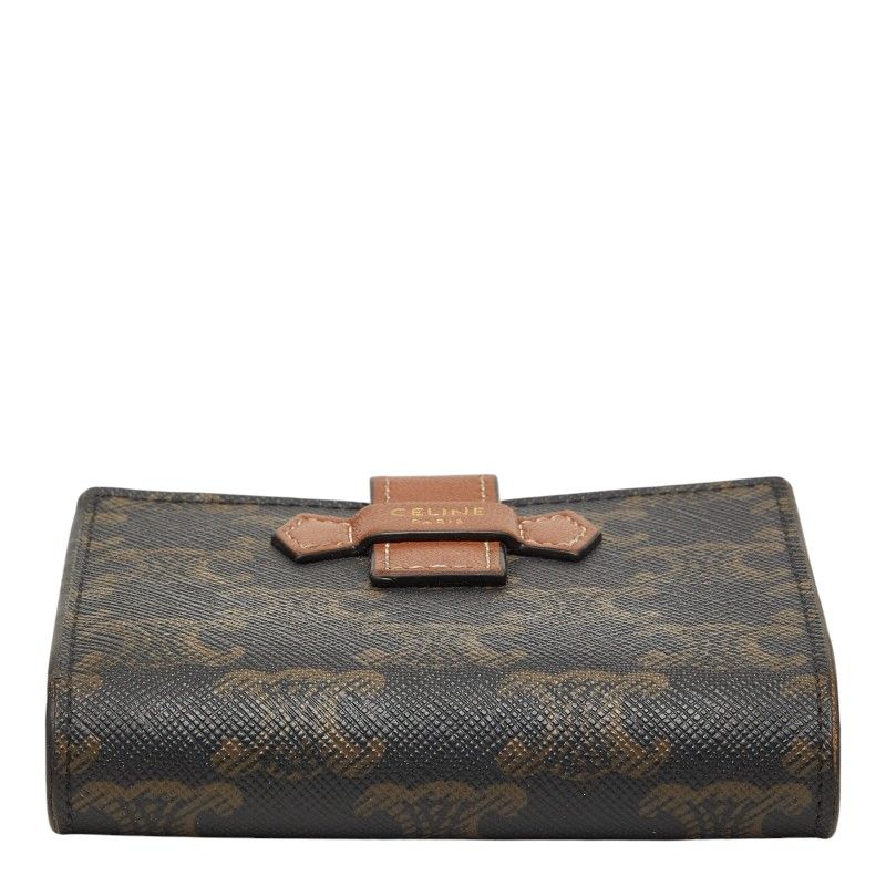 Celine Macadam Bifold Wallet Brown — view 3