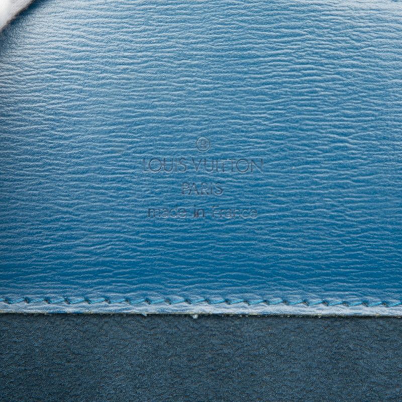 Louis Vuitton Epi Cluny Shoulder Bag Toledo Blue Leather — view 5