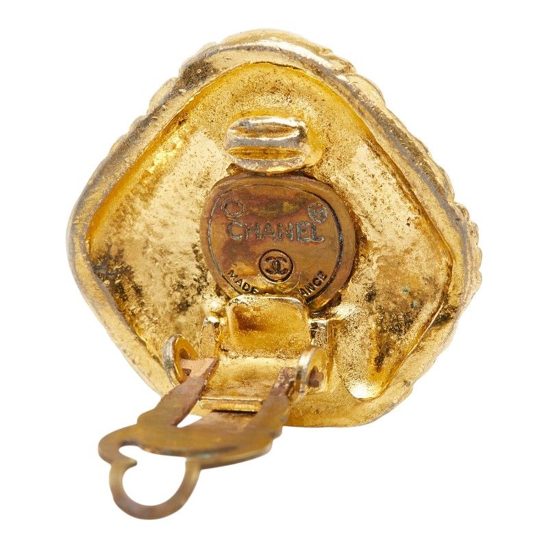 Chanel Vintage Earrings Gold Plated — view 4