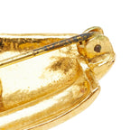 Chanel Vintage Ribbon Beret Brooch Gold Plated 1 — view 4