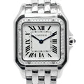 Cartier Panthere de Cartier MM White SS Diamond Watch Quartz