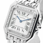Cartier Panthere de Cartier MM White SS Diamond Watch Quartz — view 8