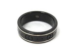 Gucci Ring Icon Black Silver Ceramic 18k White Gold GG Pattern 750 18k — view 2