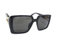 Gucci Sunglasses Interlocking Black Lens Clear Acetate Eyewear