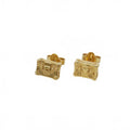 Louis Vuitton Earrings Petite Malle Trunk Gold